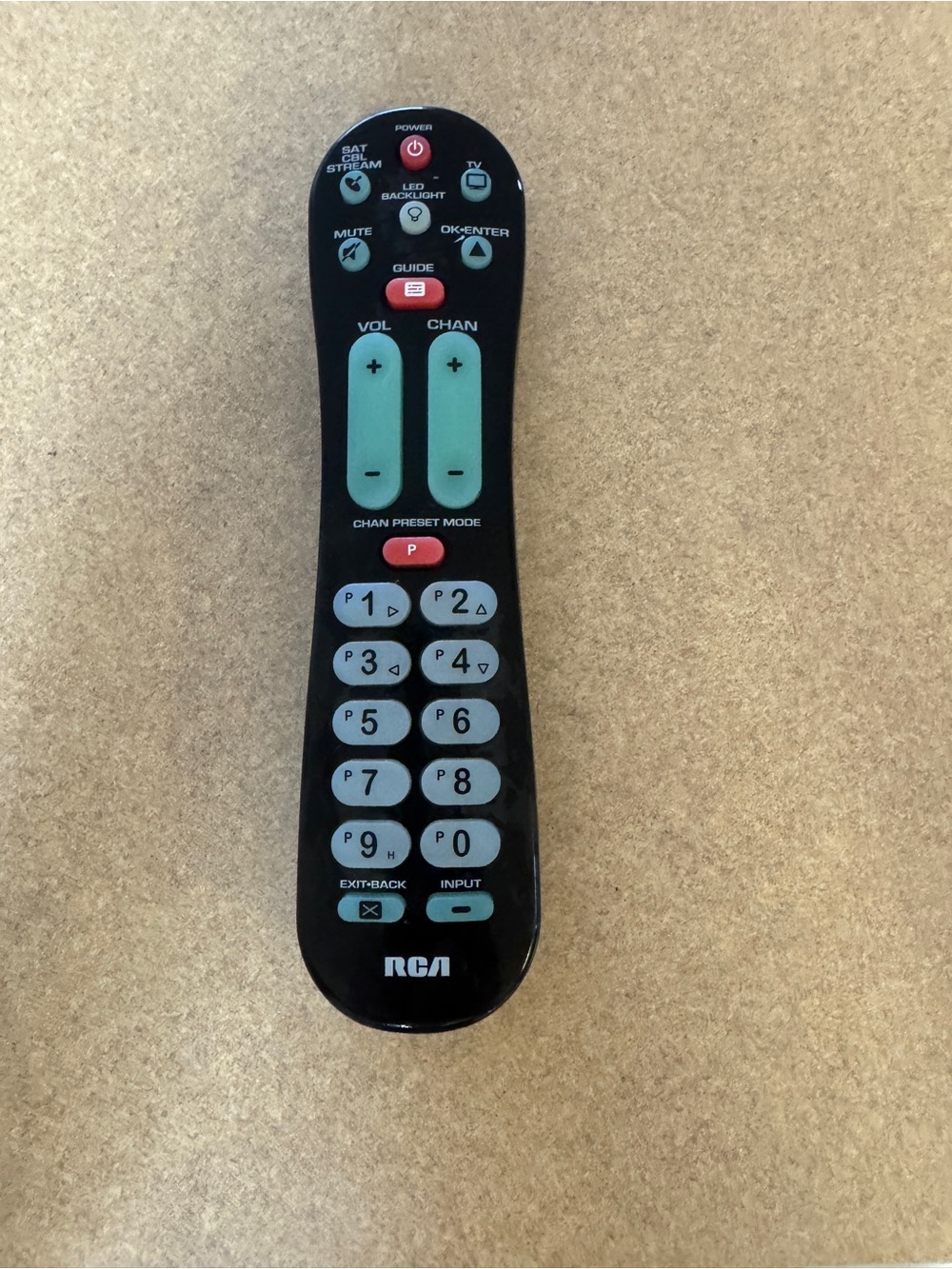 RCA RCRPS02GR Universal 2-Device Remote Control